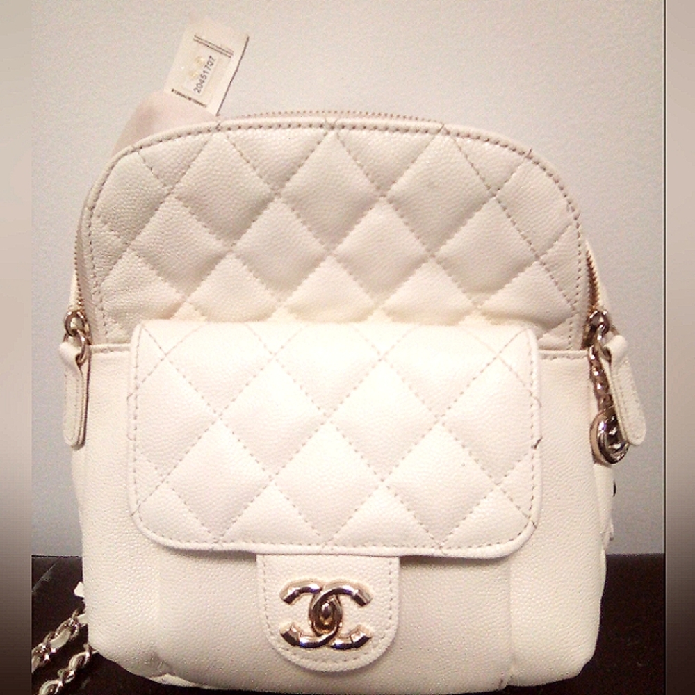 Chanel quilted mini back pack